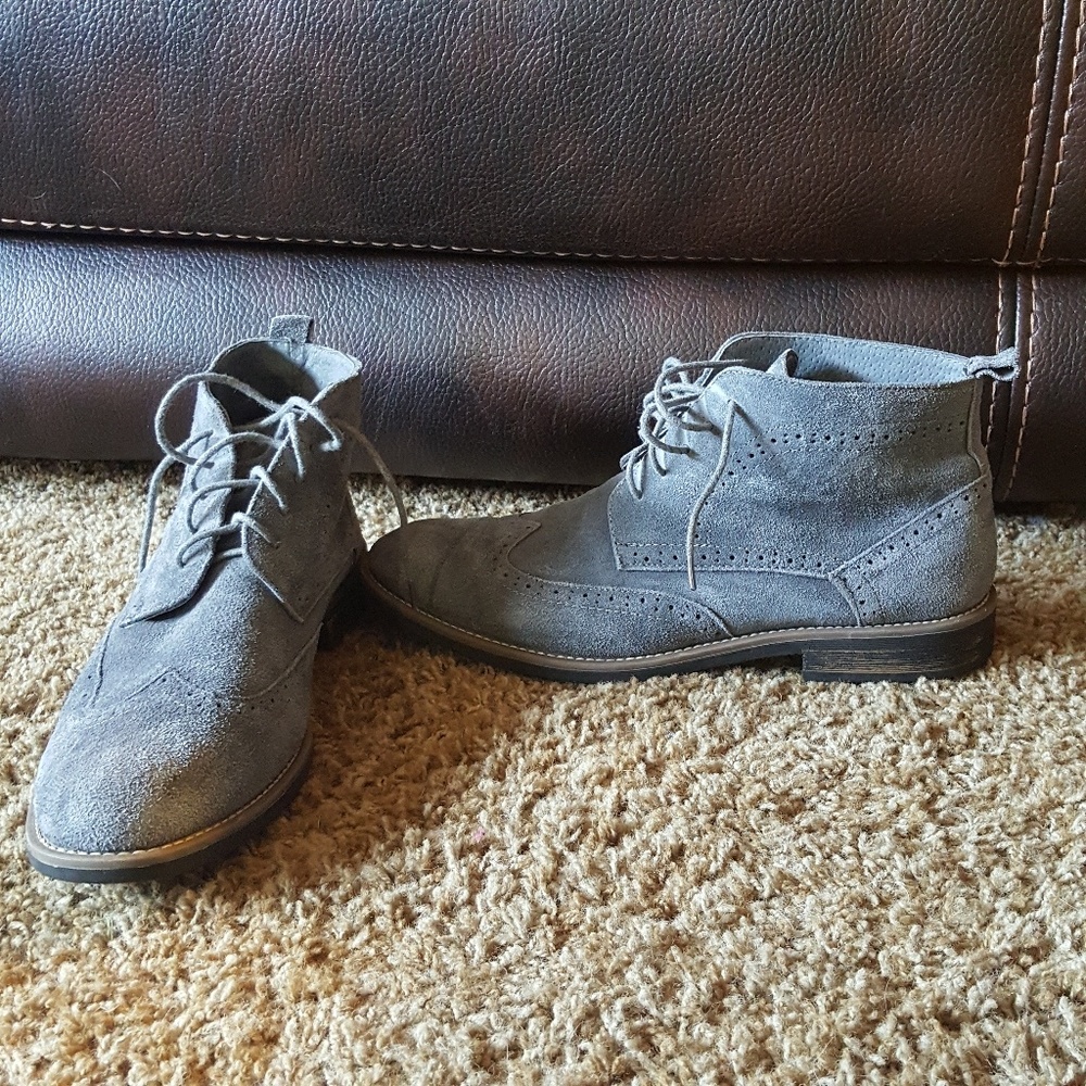 Grey Chukka Boots
